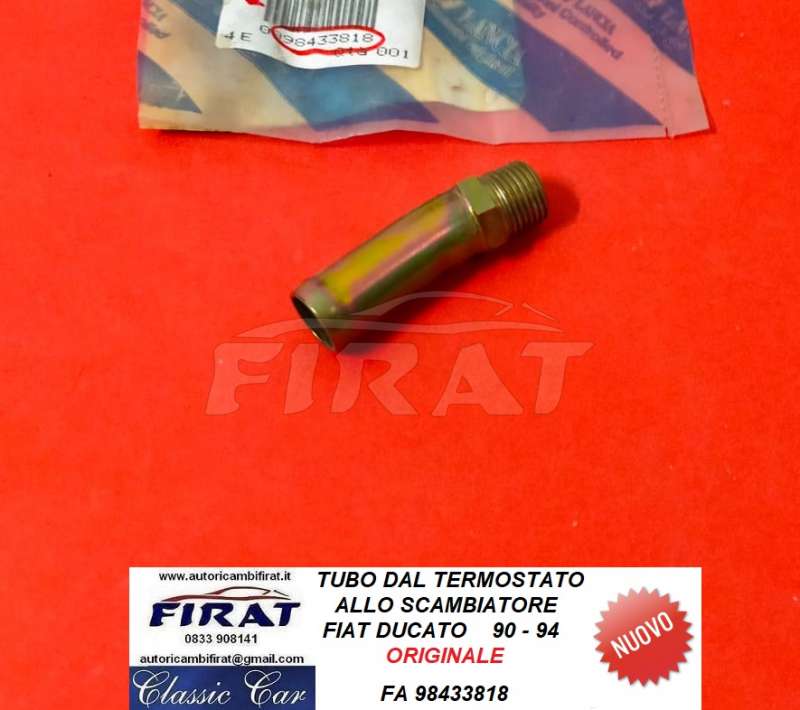 TUBO TERMOSTATO SCAMBIATORE FIAT DUCATO 90-94 (98433818)